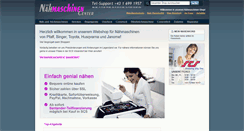 Desktop Screenshot of naehmaschinencenter.at